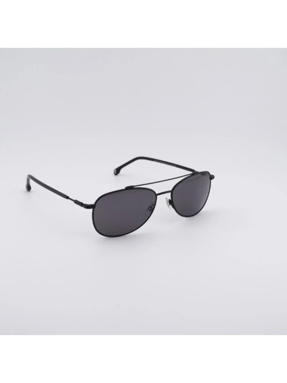 Carrera CA224/S 003 M9 Sunglasses Black Aviator Frame, Polarized Lenses